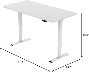 Dual Motor Standing 3 Stages Electric Height Adjustable Stand Up Desk Frame Only,Black Frame-Stage Lite Leg