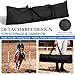 Neoaider 6 FT Pole Bending Poles for Horses 3-Color Combination High Visibility, 10 PC Agility Poles w/Rubber Bases, Waterproof Storage Bag, Ideal for Equestrian, Soccer, Football, Pet Training
