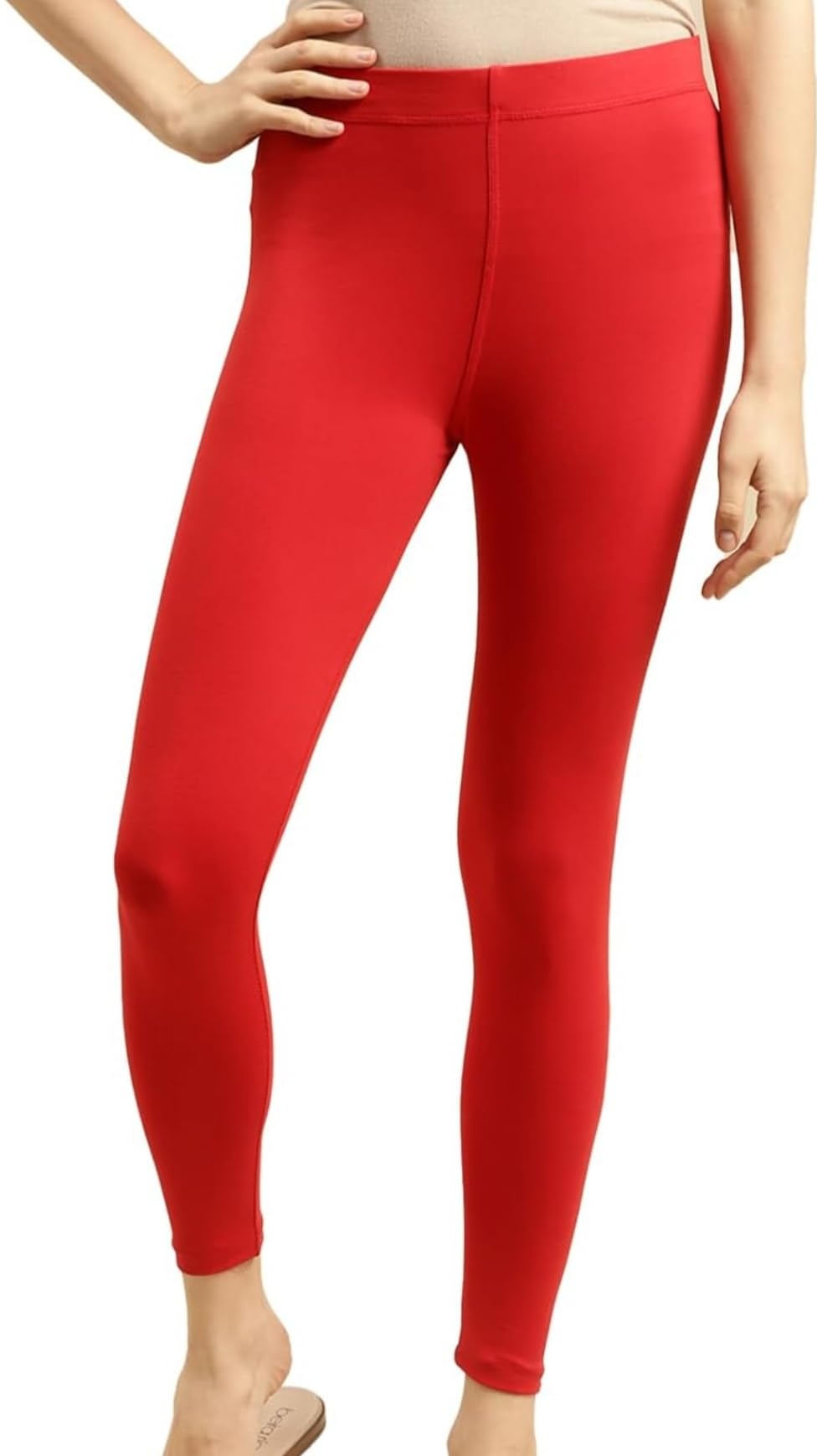 GenericStylish Premium Stretchable Cotton Solid Slim Fit Ankle Length Leggings for Women| comfortable Bottom Pant for Travel,Workout & Yoga| Suitable for Western and Ethnic Wear