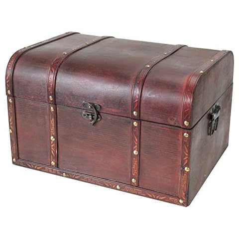 HMF 6406-140 Schatztruhe aus Holz Cover