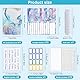 ALLOMN Budget Planner Binder, A6 Haushaltsbuch Geldumschläge Umschlagmethode Cash Stuffing Startset Budgetplaner Geld Organizer Sparbuch Geldsparbinder mit Folien für Finanzplaner Sparen Mappe (Blau)
