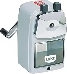 Apontador Manual C/Manivela LYKE (Marrom)