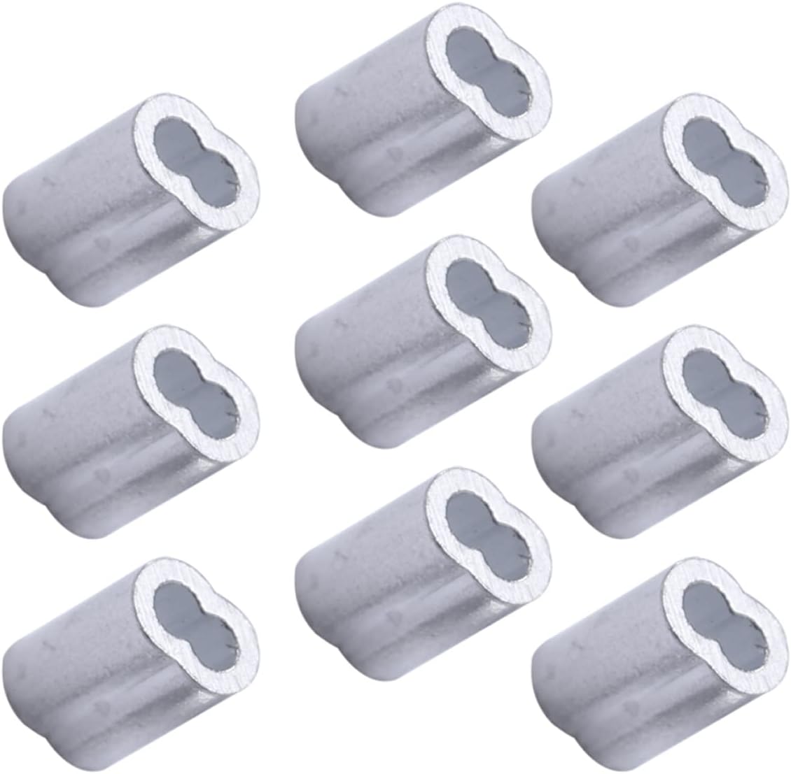 Wire Ferrules 200pcs with and Steel Clip for Aluminum Crimp Sleeve