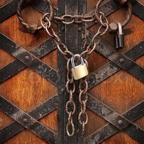 Image of 6 Pcs Luggage Locks with Keys, Solid Brass Keyed Padlock Suitcase Locks Gym Locker Lock with Key Storage Pad Lock for Locker Gym Gate Outdoor Indoor Use