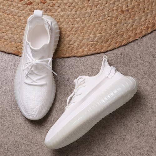 Image of Men's Black Sports Running Shoes | Lightweight Breathable Mesh Sneakers | Lace-Up Casual Walking & Gym Shoes | Anti-Slip Sole Comfortable Footwear for Men.