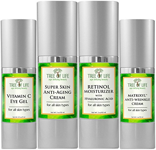 BEST ANTI-AGING SUPER PACK: Clinical Strength Retinol Cream PLUS Anti-Aging Matrixyl Moisturizer PLUS Super Skin Rejuven