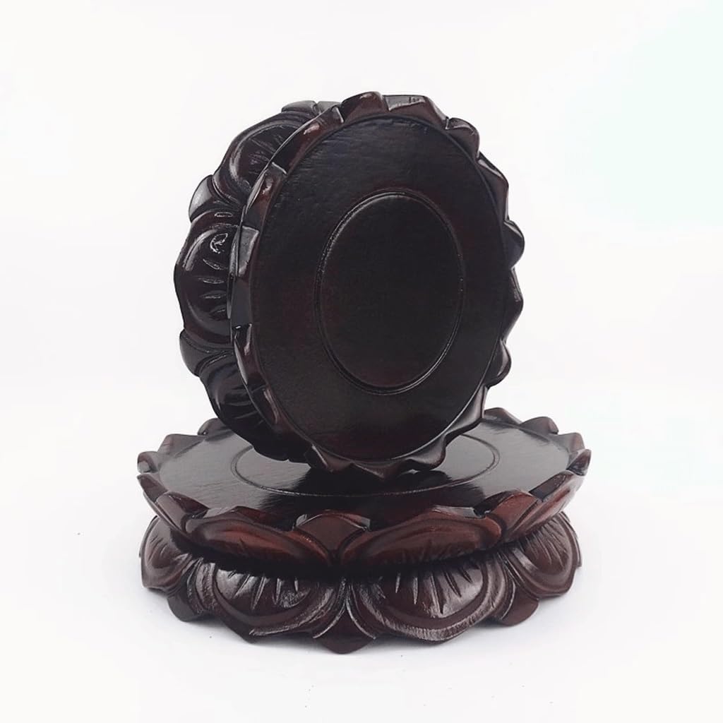 盆栽 台座 家庭用無垢材 蓮の土台 仏像 高揚 オーナメント 植木鉢 ボトル 花瓶 台座 ディスプレイ スタンド