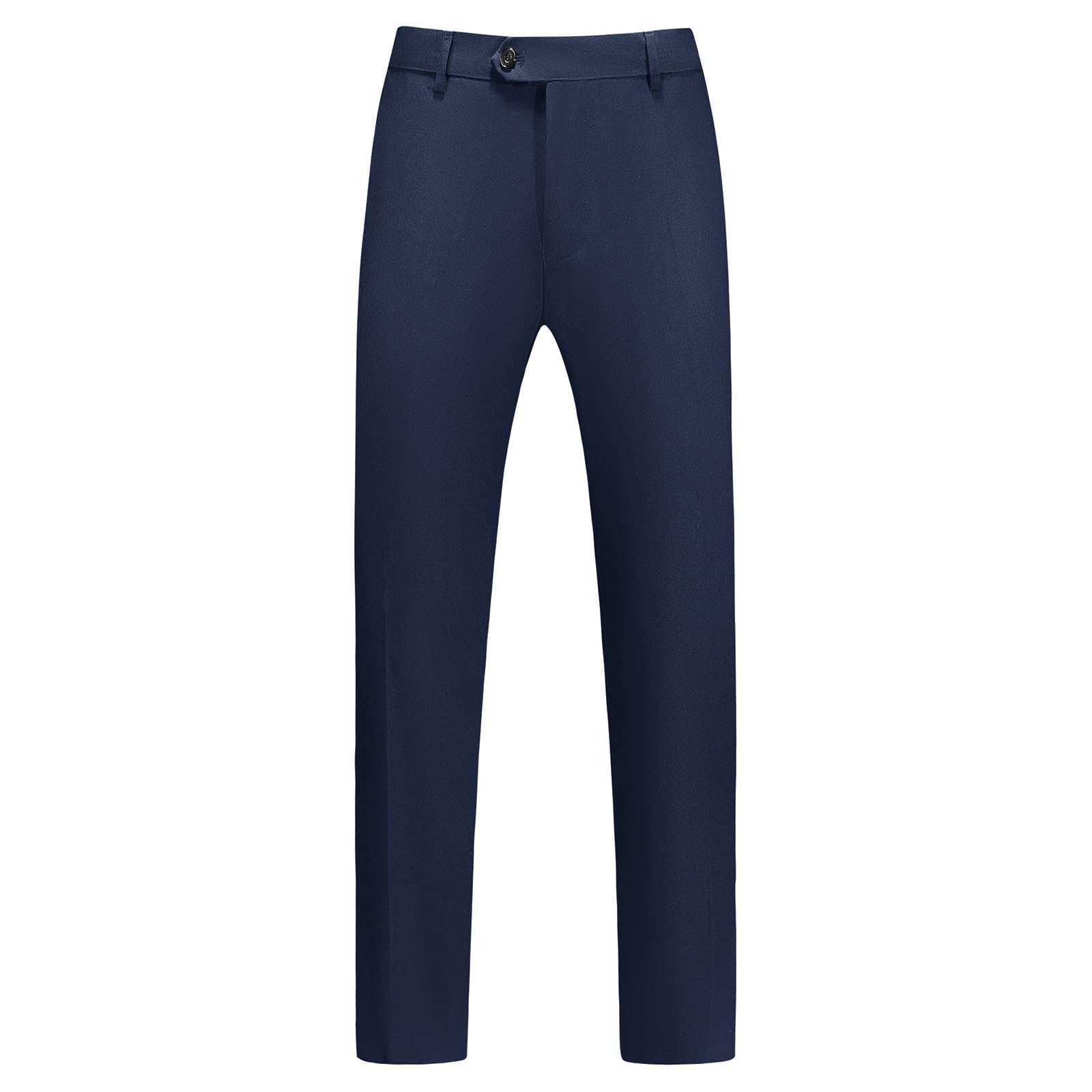 Costume Homme 2 Pièces à Deux Boutons Blazer Pantalon avec Cravate | Smoking Slim Fit de Couleur Uni à la Mode