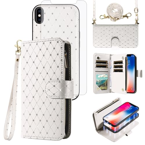 Coque pour iP XS chic et blanc Asuwish idéal pour votre quotidien urbain