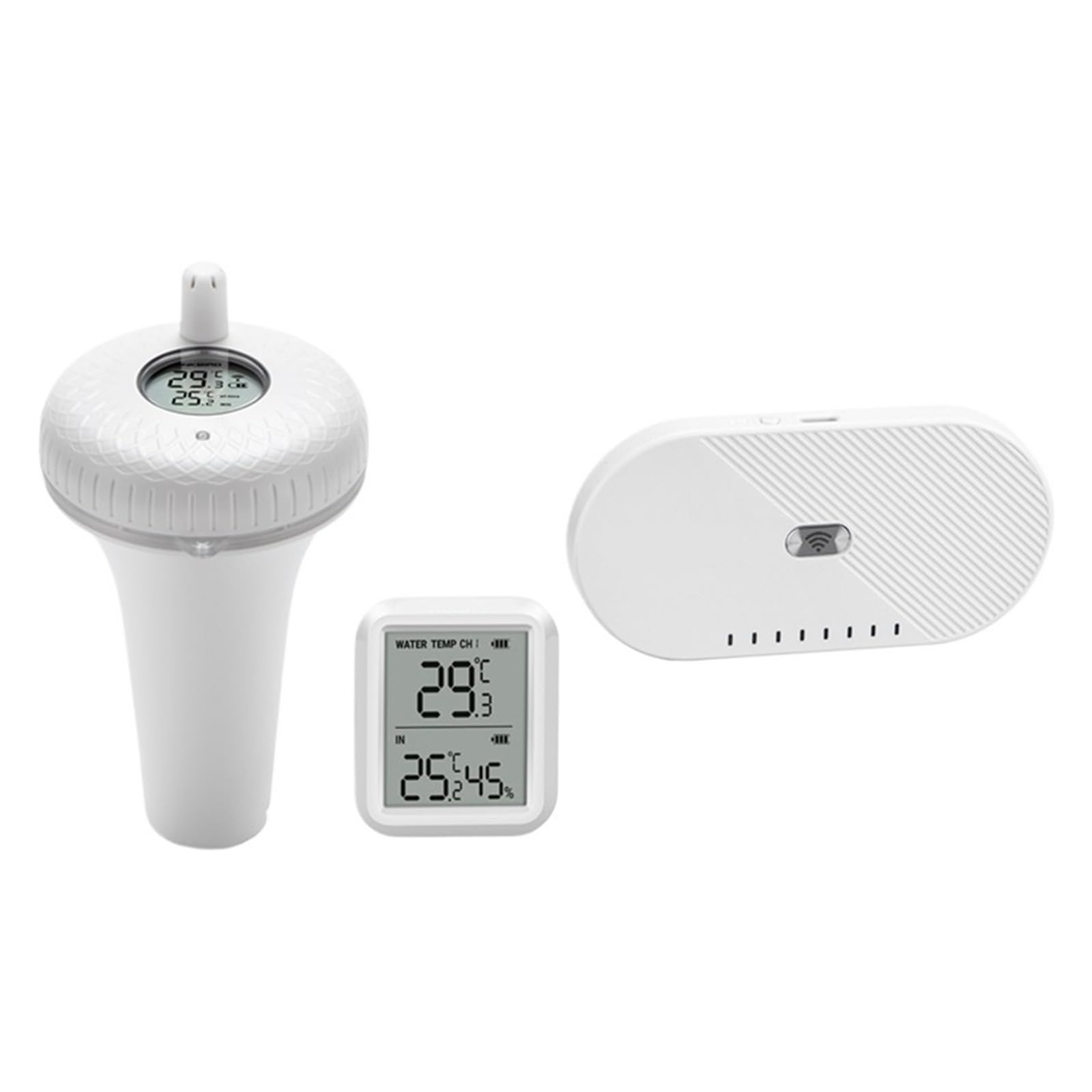 Thermomètre Intelligent for Piscine, Bain À Remous, Eau De Spa, Affichage Numérique, Enregistreur De Température Et D'humidité, IBS P01R/P01B/passerelle WiFi