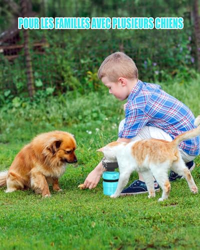 lesotc 520ml Hundetrinkflasche für unterwegs, Faltbare Hund Auslaufsicher Wasserflasche, Hunde Wasserspender für Täglich Spazieren Gehen Reisen Campen