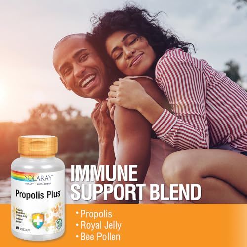 Image of SOLARAY Propolis Plus - Immune Support Supplement, 90 VegCaps