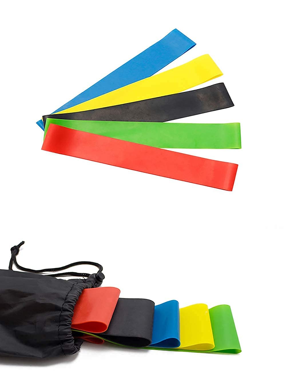 Resistance Loop Exercise Bands for Home Workouts Resistance Band |(Pack of 5)| Resistance Tube (Multicolor) (B09LCDXHB2) Amazon Price History, Amazon Price Tracker