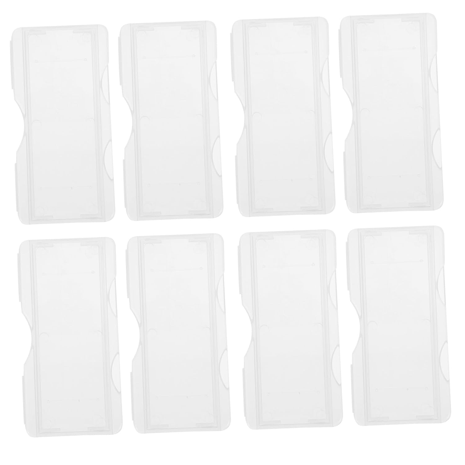 Generic 100pcs Microscope Slide Holder Caja De Portaobjetos Individual PP Material