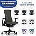 OFFICE LOGIX SHOP Embody Headrest Compatible with Herman Miller Embody Chair (Grey Rhythm Fabric/Graphite Frame)