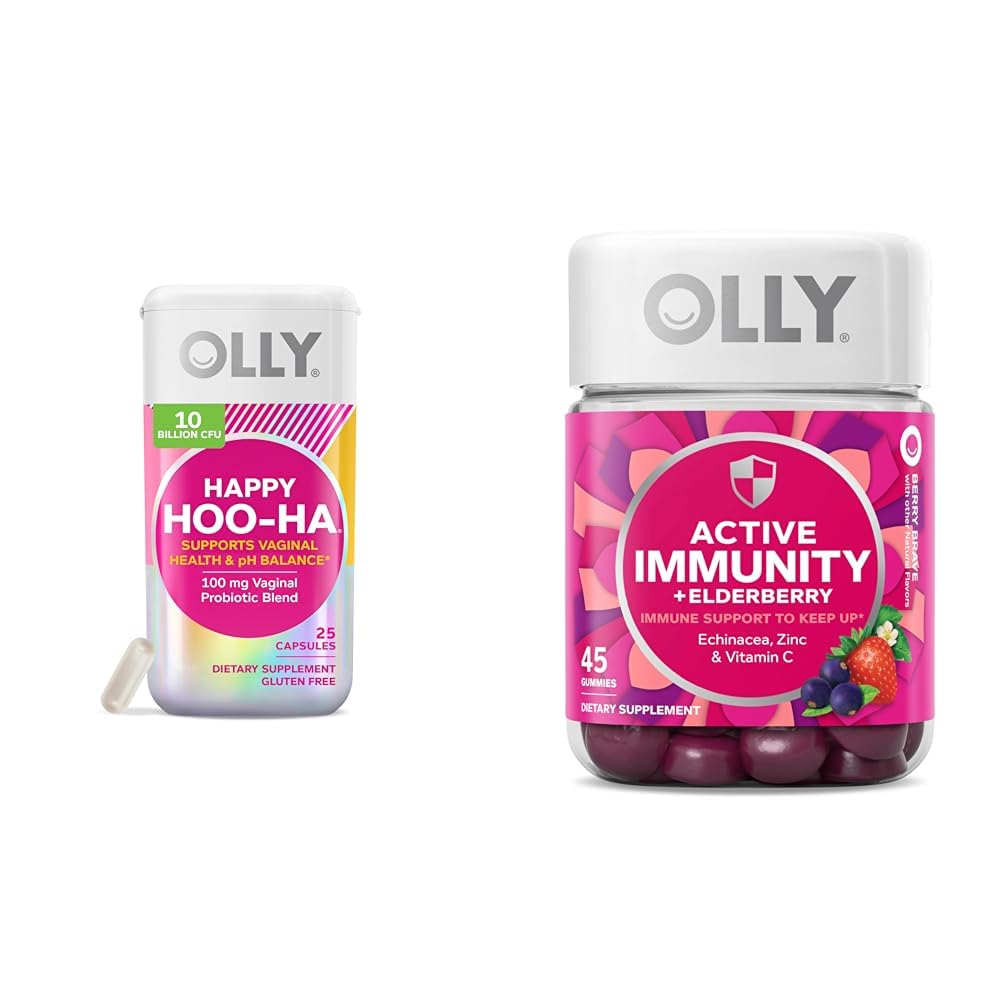 Amazon.com: OLLY Happy Hoo-Ha Probiotic for Women Vaginal Health
