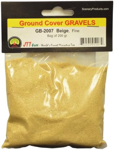 JTT Scenery Products Ballast and Gravel, Beige, Fine/200gm