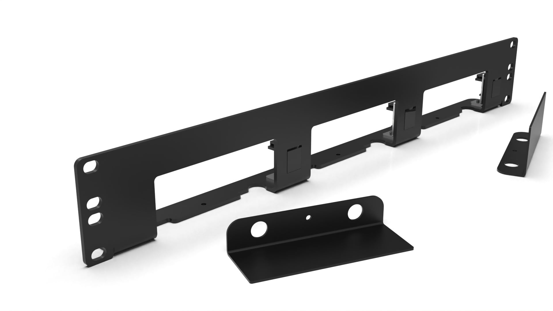 Intel NUC - Soporte para rack (19 pulgadas, 1,5 U, incluye 2 fundas en blanco