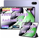 TANYIMING Android Tablet 10.1" inch, 4G LTE Dual SIM, 24GB RAM 256GB Storage,Supports extend 1TB, IPS Touchscreen,Dual Camera, WiFi/WLAN/Bluetooth/GPS,TYD-109pro (Purple, 24GB+256GB)