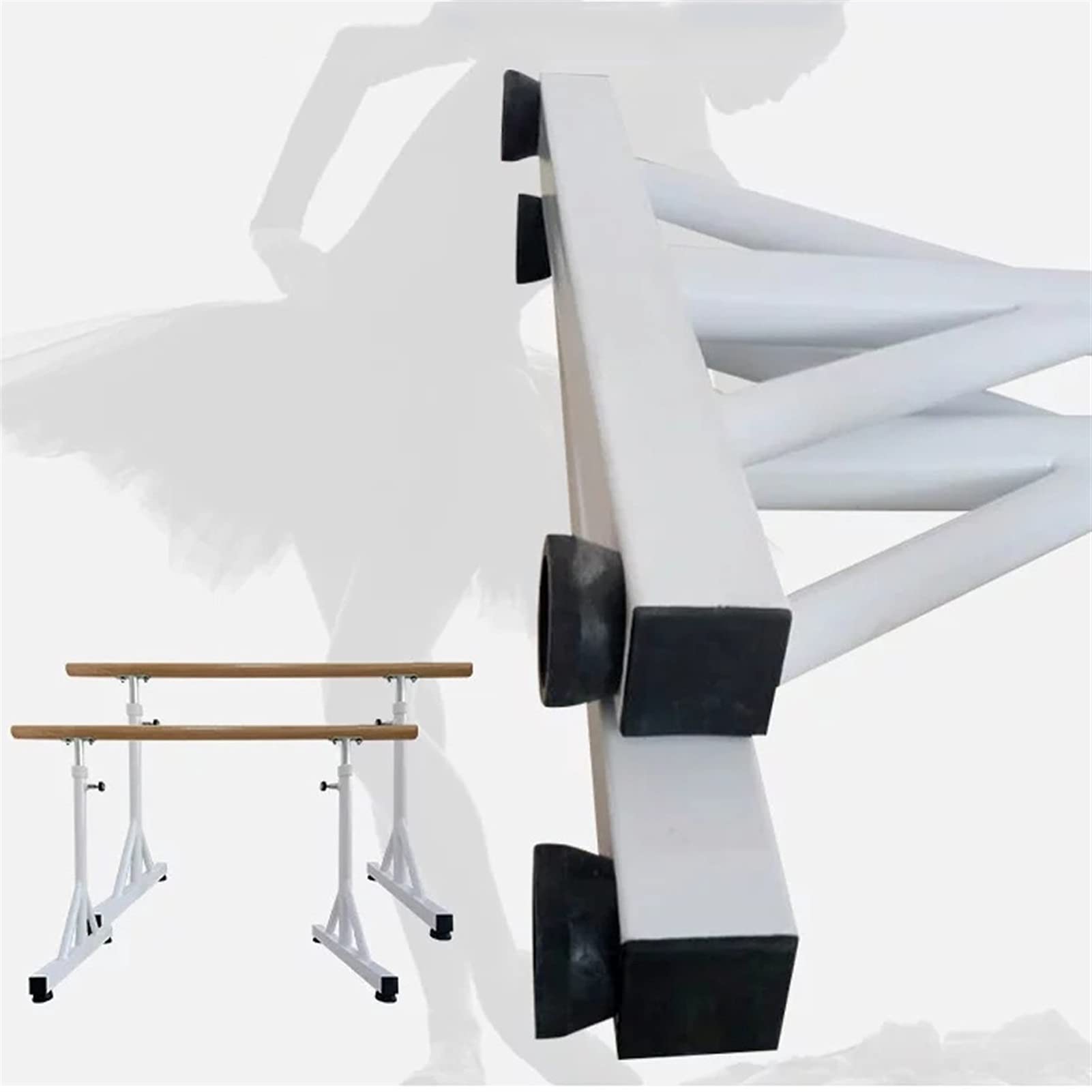 Ballet Bar,Ballet Barre,Gymnastics Bar,Portable for Home Gym Freestanding Dance Exercise Equipment Height Adjustable for Kids and Adults