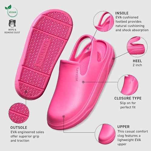 Image of Neeman's Cushers Clogs for Women | Lightweight, Fast-Drying, Cushioned Sole | All-Day Comfort for Rain & Summer
