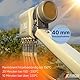 SCHWAIGER Octo LNB 8 Teilnehmer LNC 8-Fach digital HD 4K 8fach Sun Protect hitzebeständig bis 220°C F-Anschlüsse vergoldet integrierter Multischalter für SAT Antenne Satellitenschüssel hellgrau