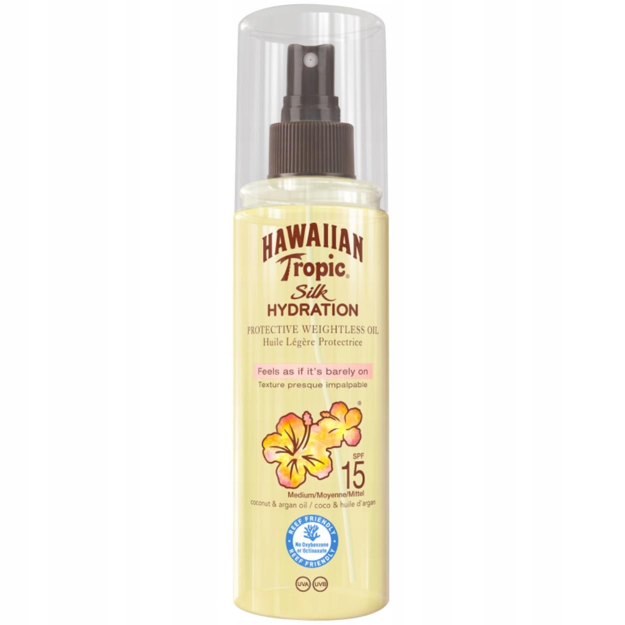 Hawaiian Tropic Silk Hydration Protective Weightless Oil Spray SPF 15