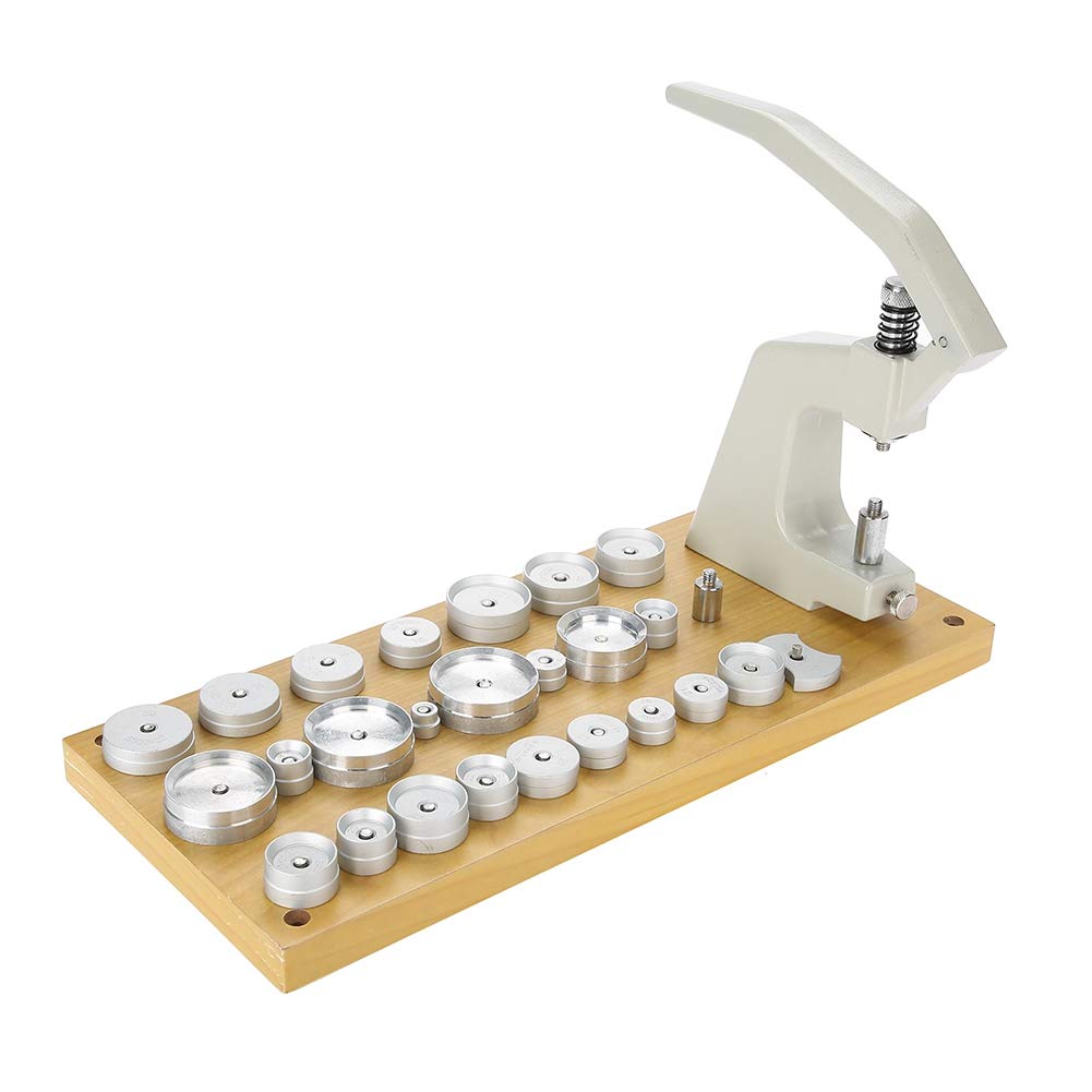 Back Case Press Machine, 5500-A atch Repair Tool With 25 Dies Tool for Watches Pepairing, Battery Replacing, Case Closing