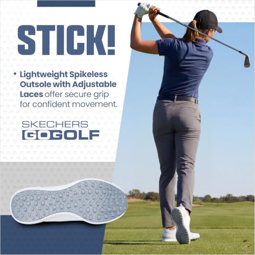 Image of Skechers Women's Flight Slip-Ins Golf Shoe | Golf, Slip-ins, ULTRA FLIGHT Cushioning, GOGA MAX, Breathable, Lightweight, Water Repellent