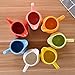 Ceramic Colorful Creamer and Sugar Set with Lid Spoon, Coffee Serving Set