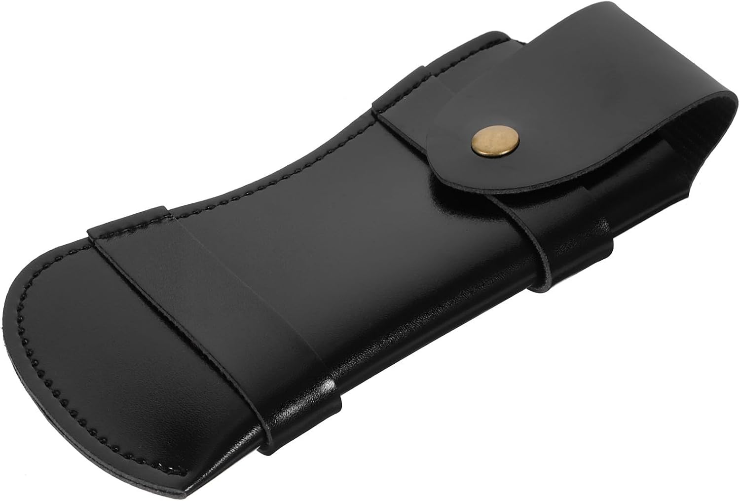 LABRIMP Pu Leather Cutter Guard Sleeve for Chef Cutters, Attachable on Belt and Easy Carrying, Practical and Stable Design, for Camping and Fishing Use Random Color