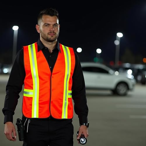 Miniatura 13 de G & F Products Chaleco de seguridad reflectante de alta visibilidad con bolsillos multifunción ANSI Clase 2