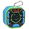 BassPal Draagbare Bluetooth douche-luidspreker, IPX7 waterdichte luidspreker met luid geluid, led-display, karabijnhaak…