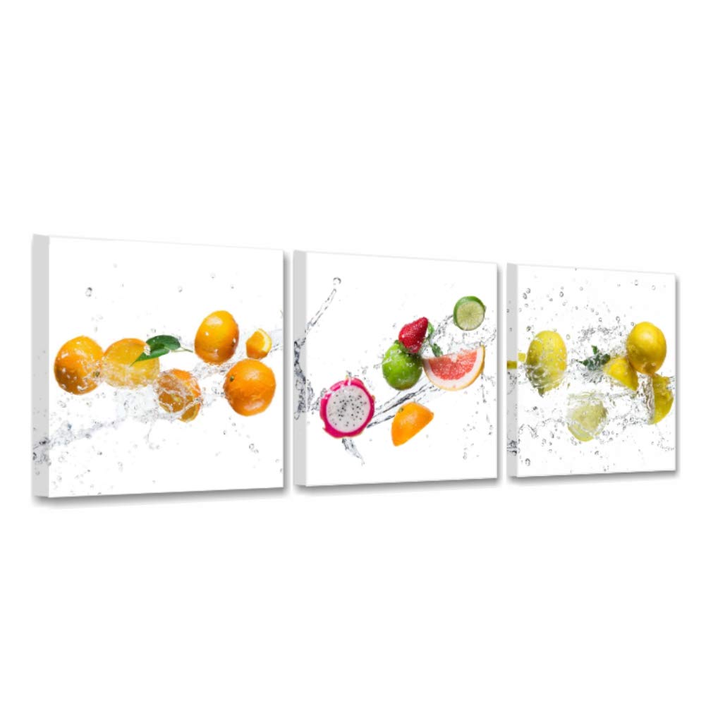 Quadro Moderne Cuisine - 4 Tableaux Sur Toile Frutta - 152x78 Cm - NEUF