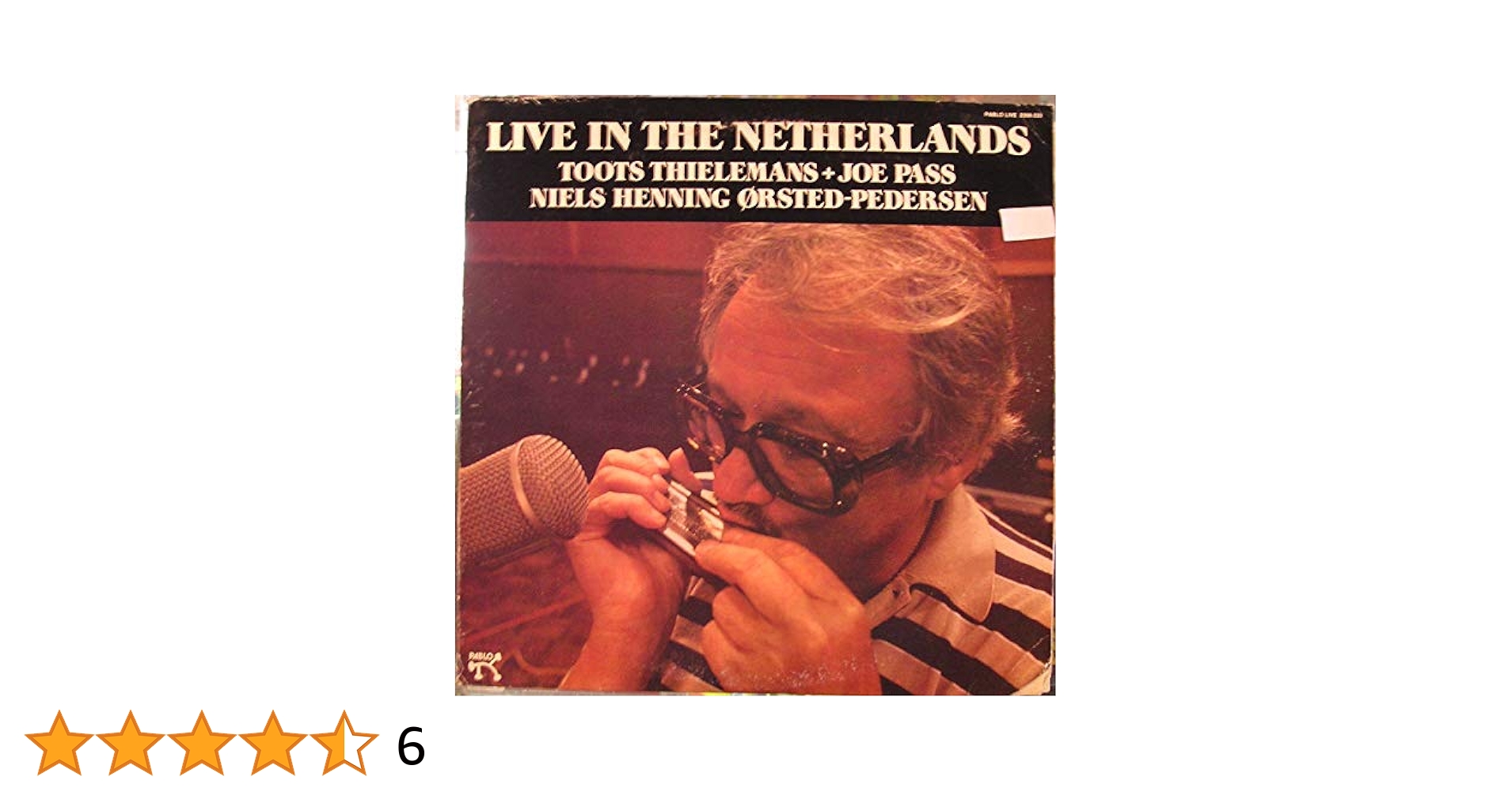洋楽 Toots Thielemans+Joe Pass+Niels Pedersen Toots Thielemans + Joe Pass + Niels Henning Ørsted-Pedersen
