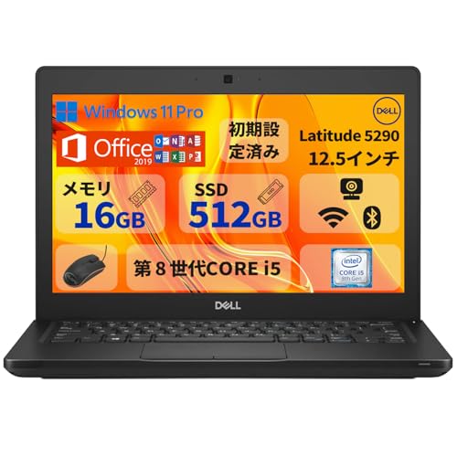 yςݕizDE LL m[gp\R^12.5^^8 Core i5^5290^ 16GB^SSD 512GB^Windows 11 Pro^MS Office 2019^Type-C^WIFI^WebJ^wF