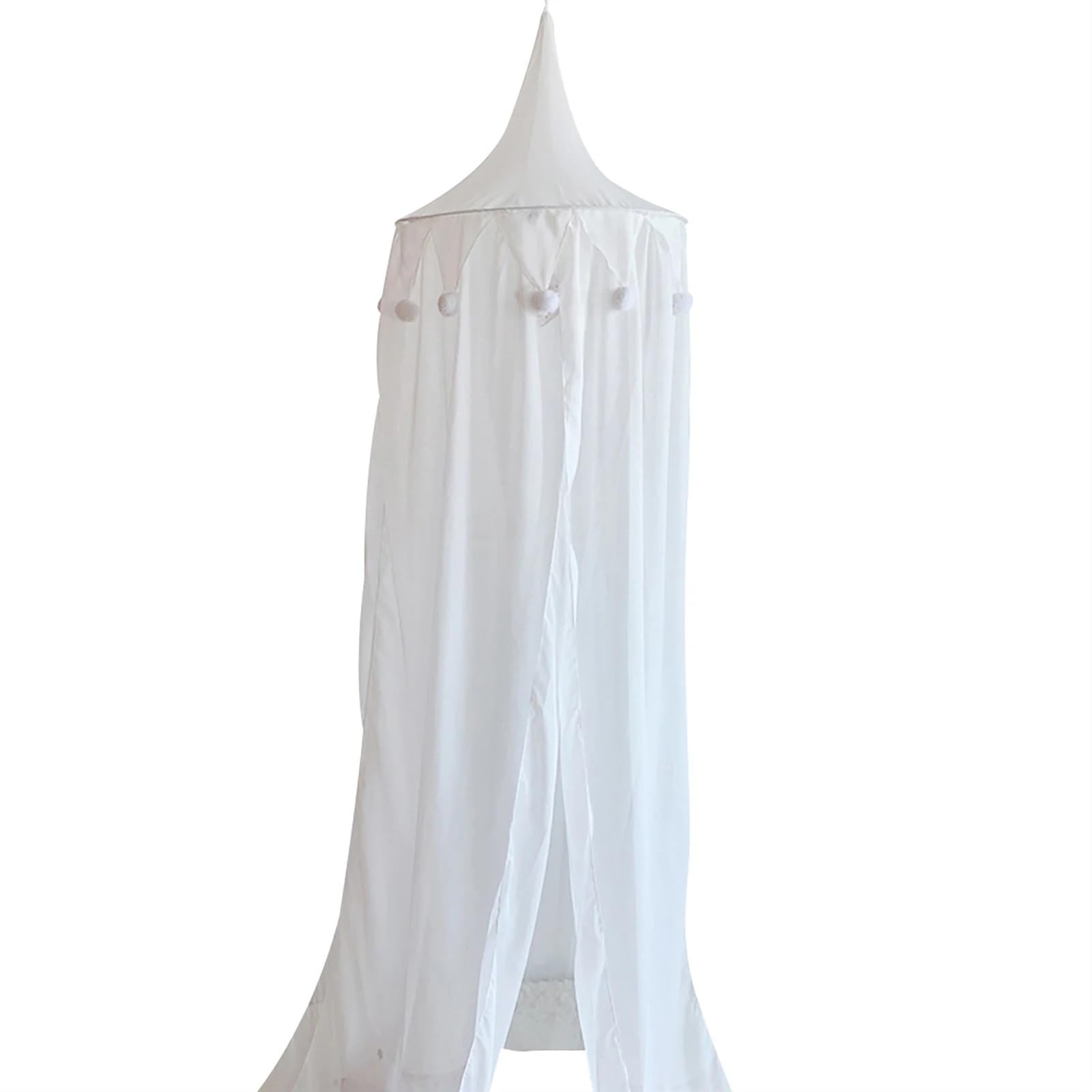 CGUOHU Thick Lace Mosquito Net Cotton Children Tent Bed Canopy Decor For Bed(White)