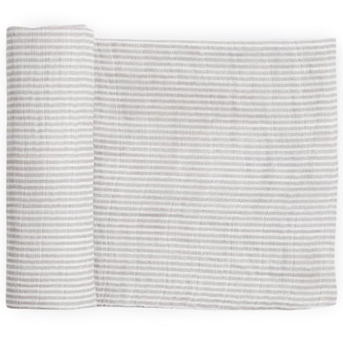 Image of Little Unicorn Muslin Swaddle Blanket for Newborns & Infants | Soft & Breathable Fabric | Baby Blanket for Swaddling, Nursing, Shower Gifts (Sand Stripe)