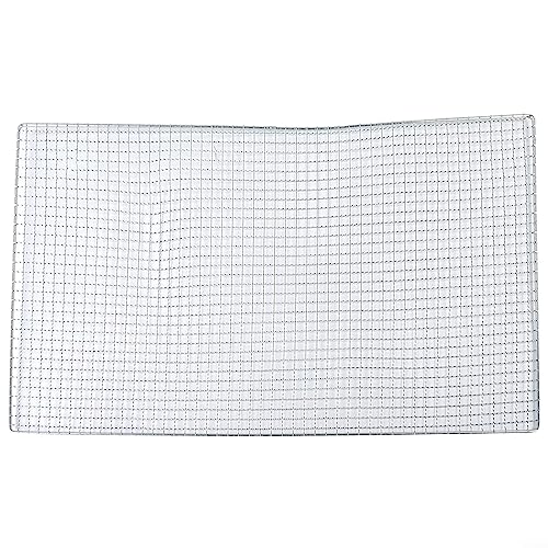 Oniissy Red de malla para barbacoa, rejilla elevada de acero inoxidable, para coreano japonés, hecha de malla de alambre de hierro galvanizado, tamaños disponibles (60 x 40 cm)