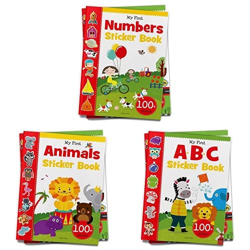 Buy My First Numbers Sticker Book:+My First Animal Sticker Book:+My ...