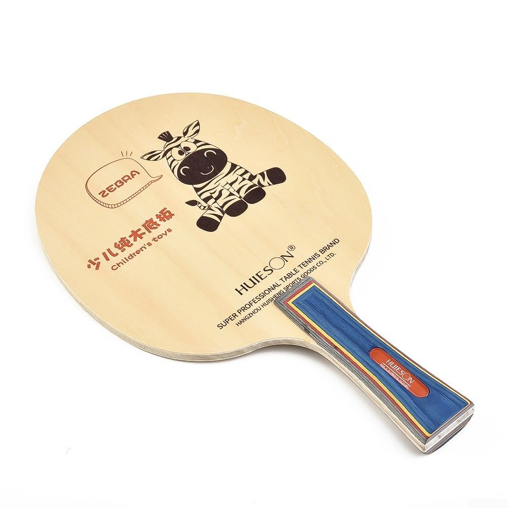 Plaque inférieure ping-pong bois 5 plis raquette tennis de table longue poignée