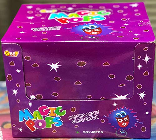 Image of Jai Jinendra Magic Pop 5.5g x 40 = 220gm (Pack Of 40piece) (Grape)