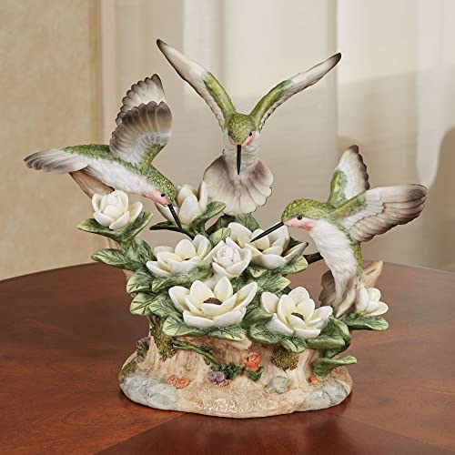 Estatua de mesa aves colibrí y magnolias Touch of Class miniatura 7
