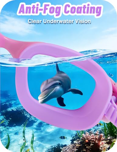 Image of Vvinca Kids Swim Goggles, Swimming Goggles for Kids 3-14 Anti-Fog UV Protection No Leak Pool Glasses for Boys Girls