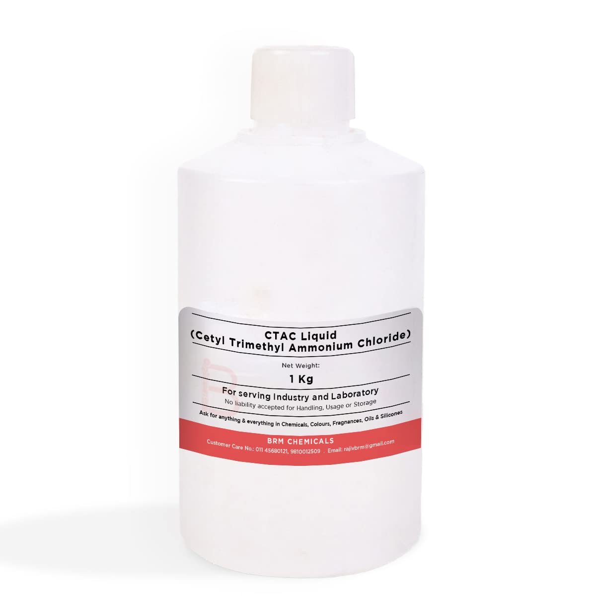 BRM Chemicals CTAC Liquid Cetyl Trimethyl Ammonium Chloride - 1 KG For Soap Making, Shampoo Making, Cosmetic Making & DIY Personal Care For Face, Hair, Skin & Body
