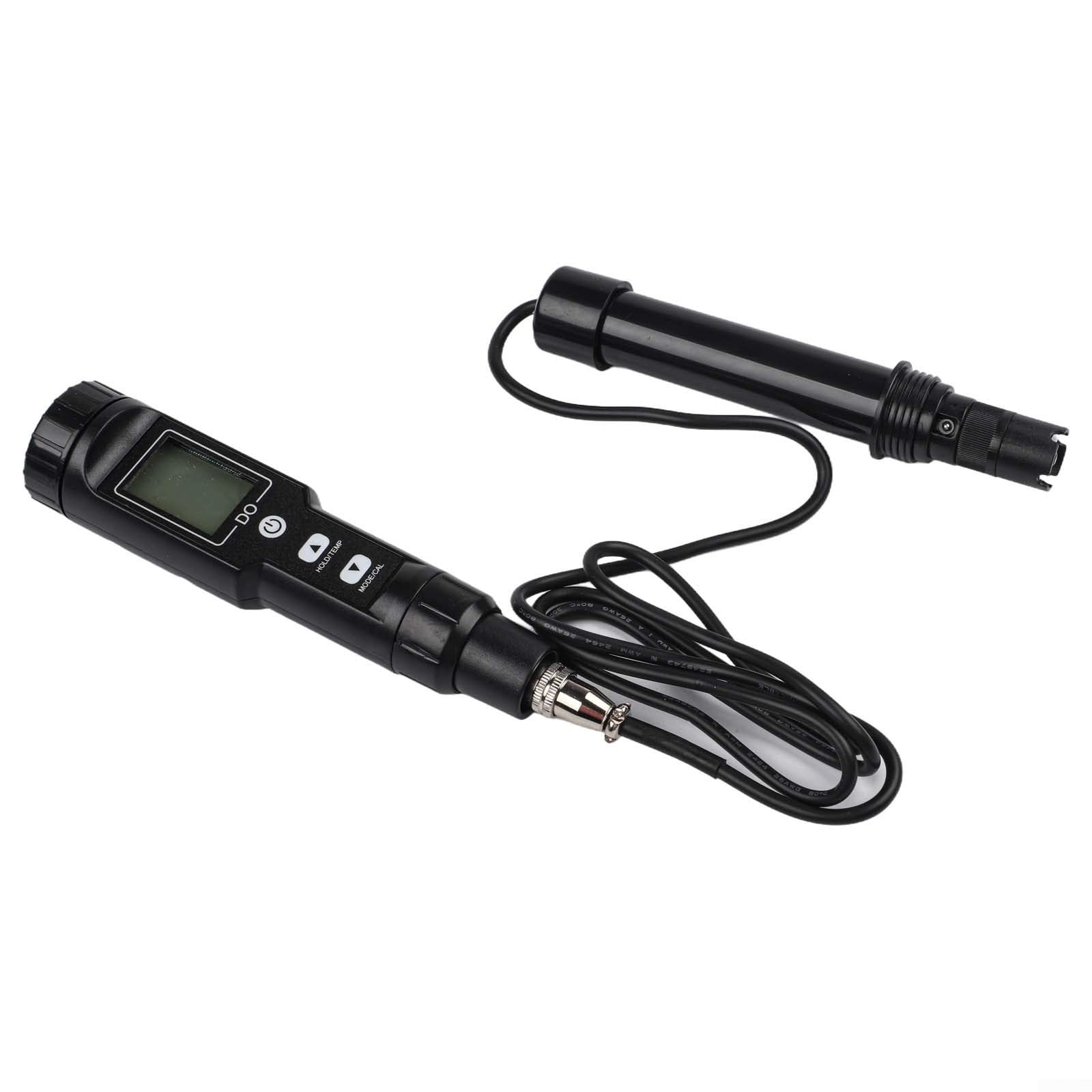 Digitaler DO-Messer 0.0-30.0 mg/L mit automatischer Temperaturkompensation, ideales Sauerstoffmessgerät für Labor, Fischzucht und Wasseraufbereitung