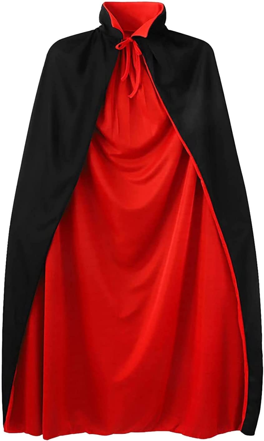 LUDALY Vampire Cape Adult Reversible Black and Red Cape (B0C2Z2XWVC) Amazon Price History, Amazon Price Tracker