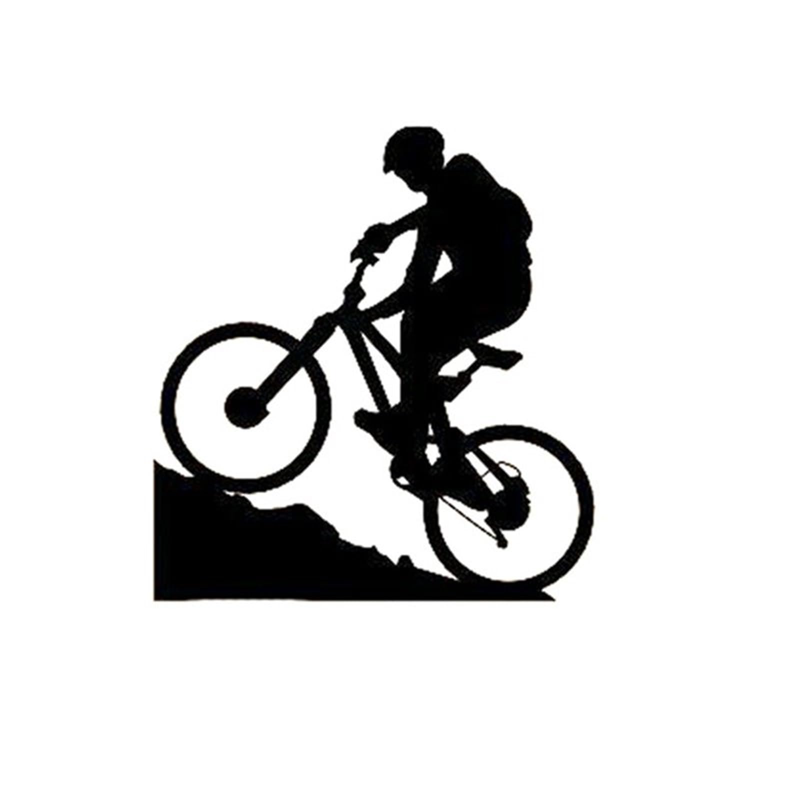 HAfgDJ Motorcycle Car Sticker 10.9CM*11.8CM Mountain Biking Extreme Sports Bicycle Boy Sticker Funny Stickers and Decals