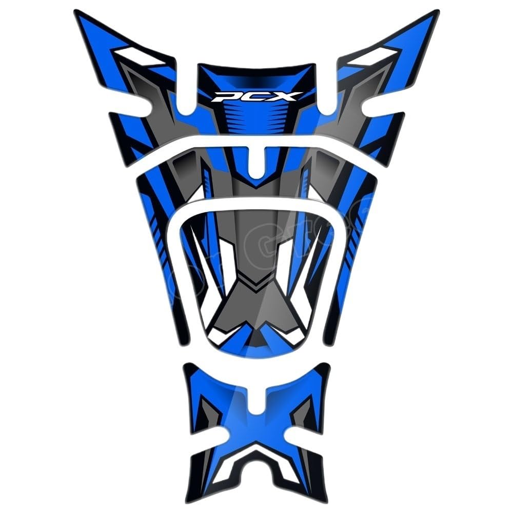 Tank Pad Stickers Motorcycle Fuel Tank Pad Scooter Carbon Fibre Tank Protector Sticker Decal for PCX125 PCX150 Pcx125 150 18-19