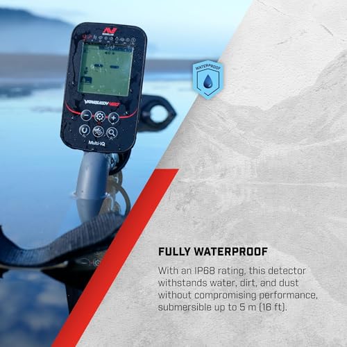 Image of MINELAB Vanquish 460 Bundle, Includes Metal Detector, PRO-FIND 35 Pinpointer, Digging Tool, Finds Pouch, and Gloves